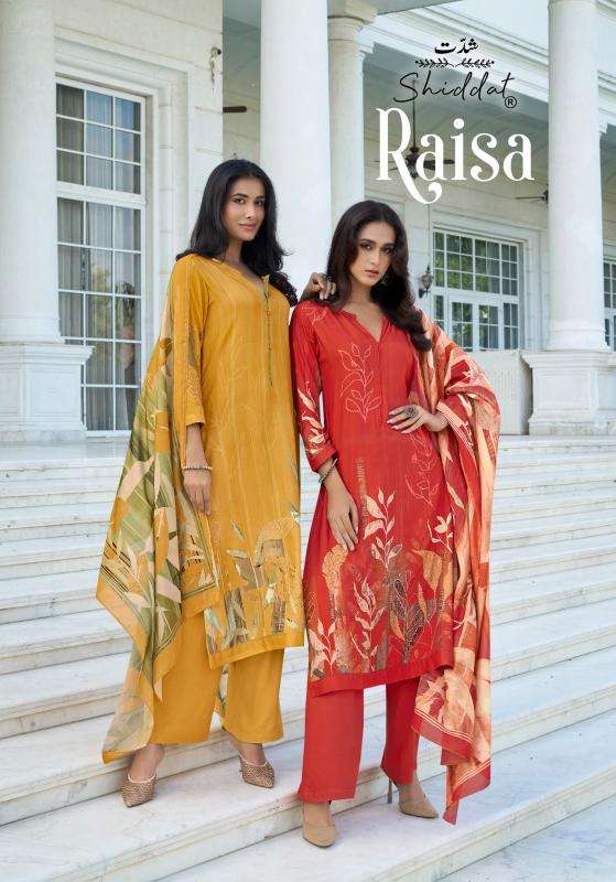 shiddat raisa vol 1 series 101-108 PURE PASHMINA wholesale salwar kameez in surat