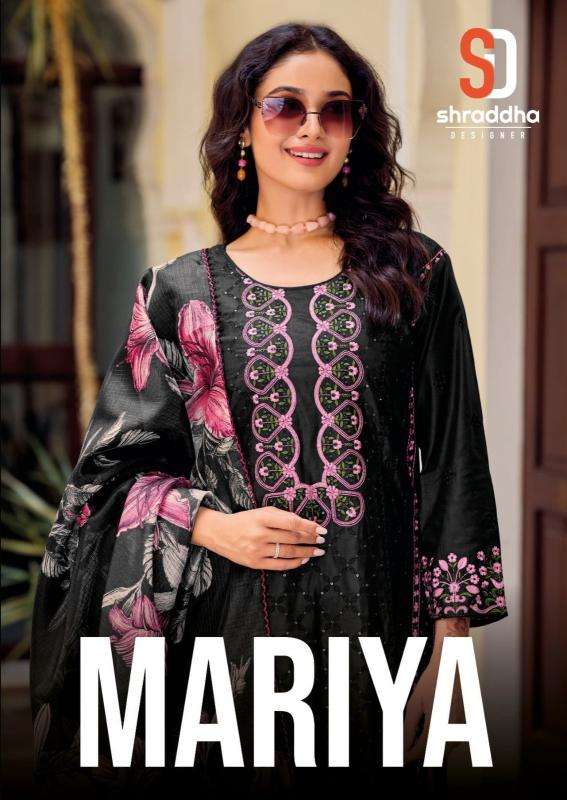 shraddha designer mariya series 1001-1004 cotton wholesale salwar kameez in surat 