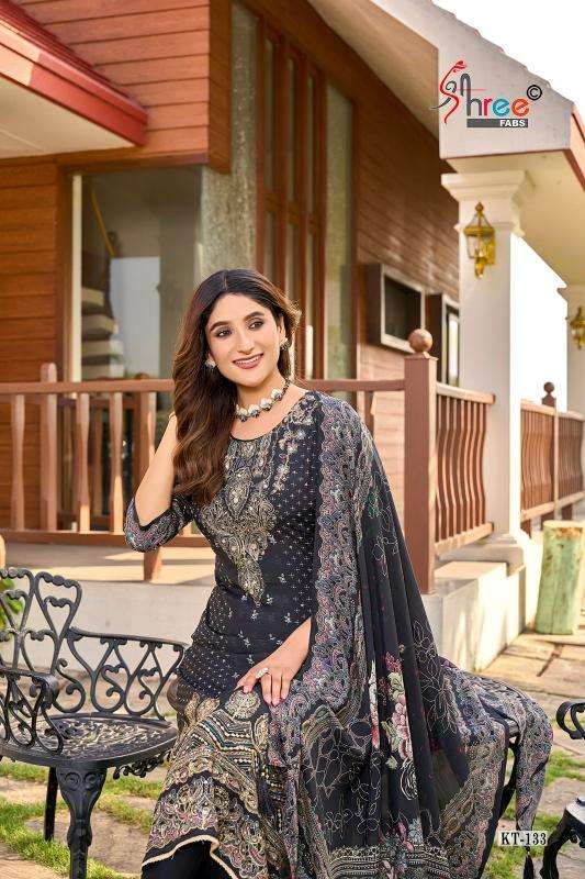 shree fabs kt 133 pure maslin digital print wholesale salwar kameez in surat