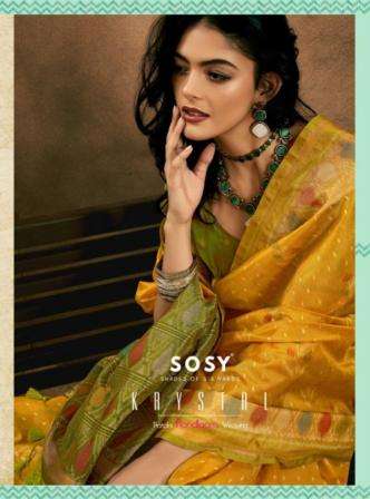 sosy krystal patola handloom weaving series 31-36  Silk wholesale saree in surat 