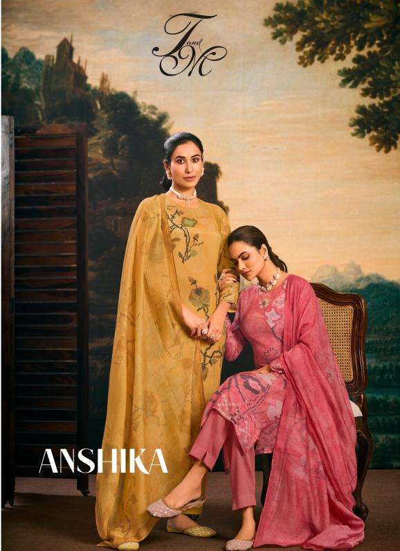 t&m anshika UNIQUE MUSLIN SILK wholesale salwar kameez in surat 