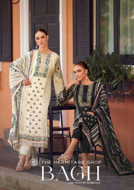 the hermitage bagh vol 2 series 05-06 Pure Jam Satin wholesale salwar kameez in surat 