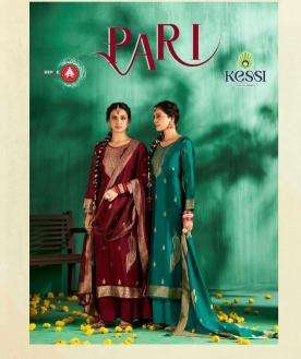 triple a pari series 17141-17144 VISCOSE MUSLIN JACQUARD wholesale salwar kameez in surat