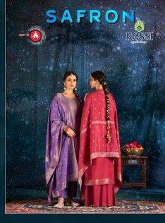 triple a safron series 17161-17166  Viscos Mulsin Jequard wholesale salwar kameez in surat