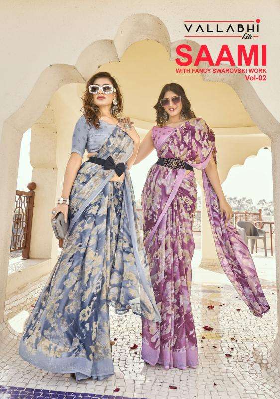 vallabhi prints saami vol 2 series 161512-161517 GEORGETTE wholesale saree in surat 