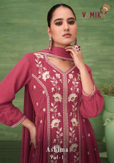 vamika ashima vol 1 series 3331 Hevy Blooming wholesale salwar kameez in surat