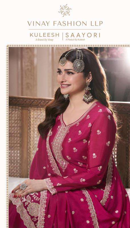 vinay kuleesh saayori series 72691-72696 CHINON wholesale salwar kameez in surat 