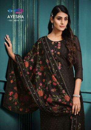 vipul ayesha series 4814-4816 SOFT SATIN ORGANZA wholesale salwar kameez in surat 