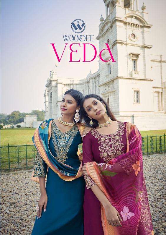 woodee veda vol 1 series 1001-1006 VISCOSE VATICAN wholesale salwar kameez in surat