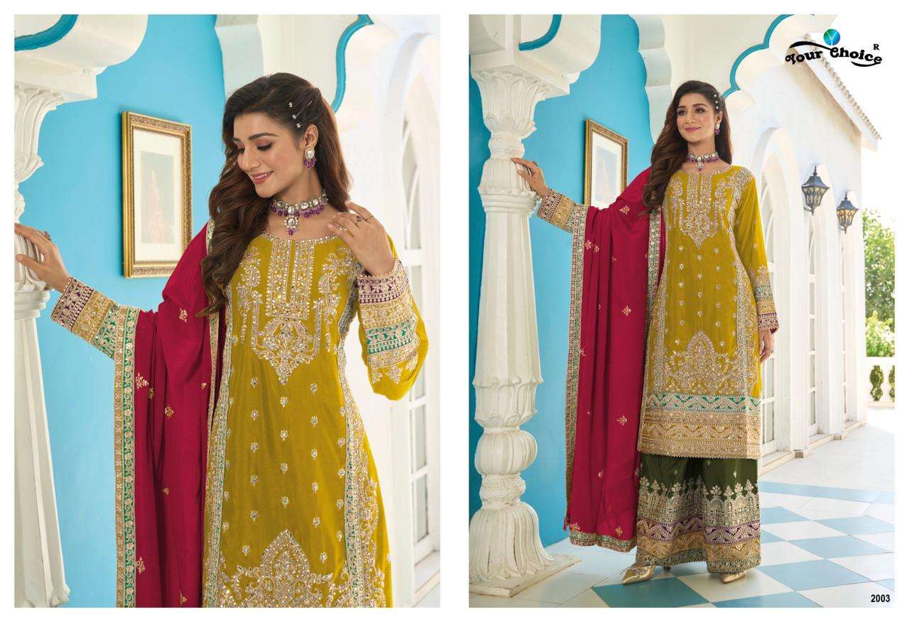 YOUR CHOICE APSARA series 2001 TO 2003 CHINNON wholesale salwar kameez in surat 