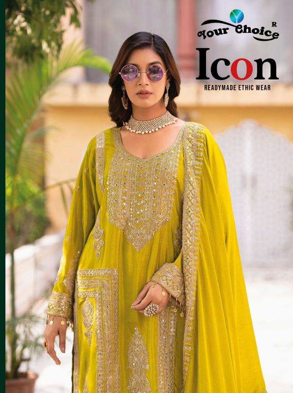 your choice icon series 1001-1004 Heavy Chinon wholesale salwar kameez in surat