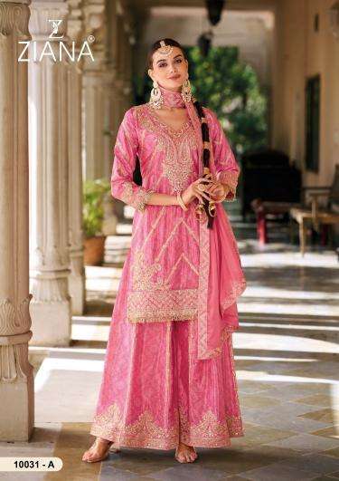 ziana 10031 chinon silk wholesale salwar kameez in surat