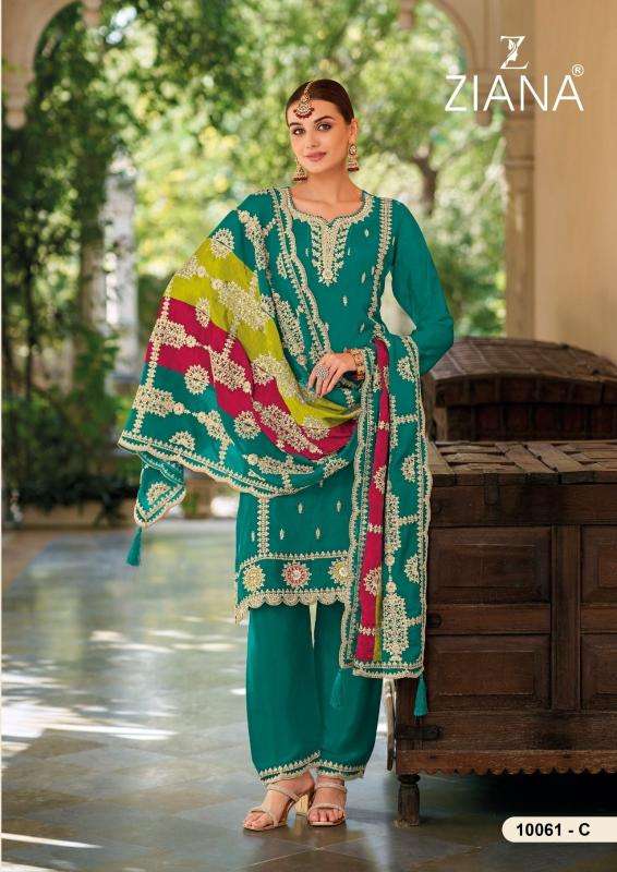 ziana 10061 CHINON SILK wholesale salwar kameez in surat