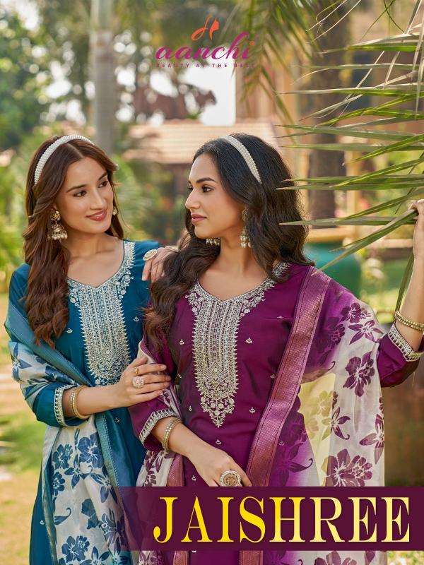 aanchi jaishree rangeela silk wholesale salwar kameez in surat 