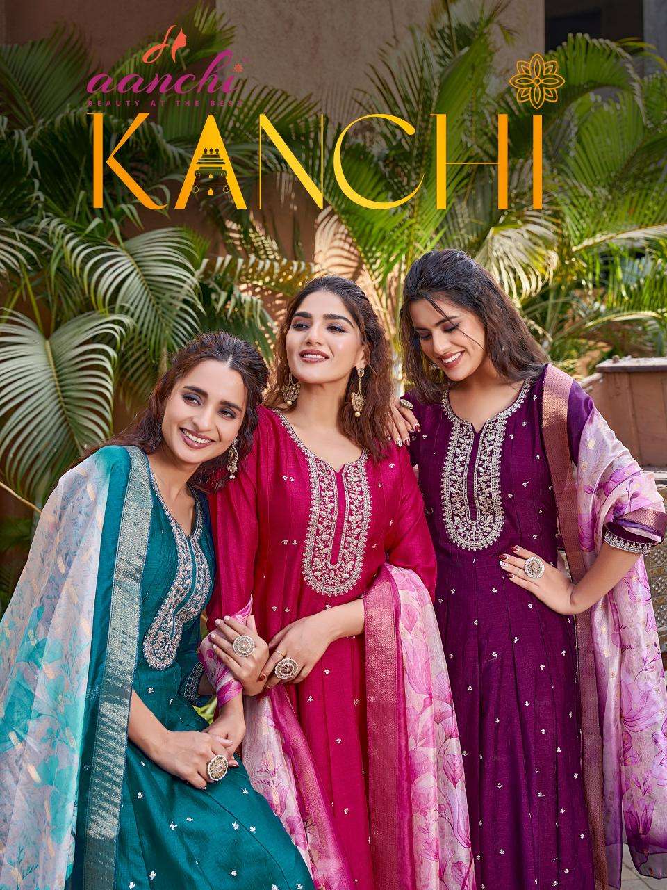 aanchi kanchi VICHITRA SILK wholesale salwar kameez in surat 