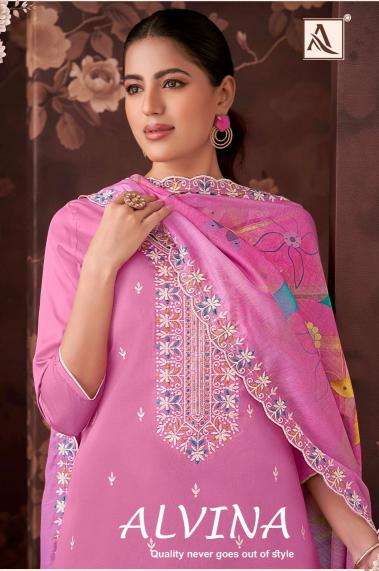 alok alvina series 1513001-1513006 zam cotton wholesale salwar kameez in surat 