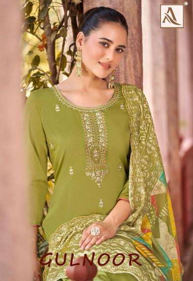 alok zam gulnoor series 1574001-1574006 cotton wholesale salwar kameez in surat 