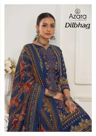 azara dilbhag series 41001-41004 lawn cotton wholesale salwar kameez in surat