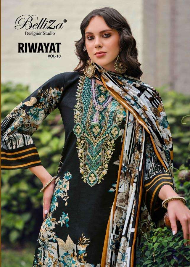 Belliza riwayat vol 10 series 1023001-1023008 rayon wholesale suit