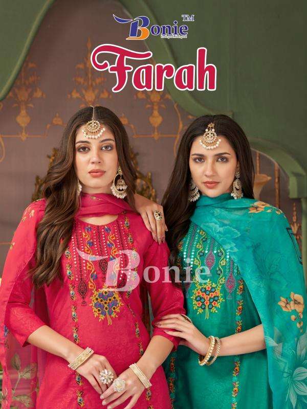 bonie farah vol 1 series 1001-1006 ROMAN wholesale salwar kameez in surat 