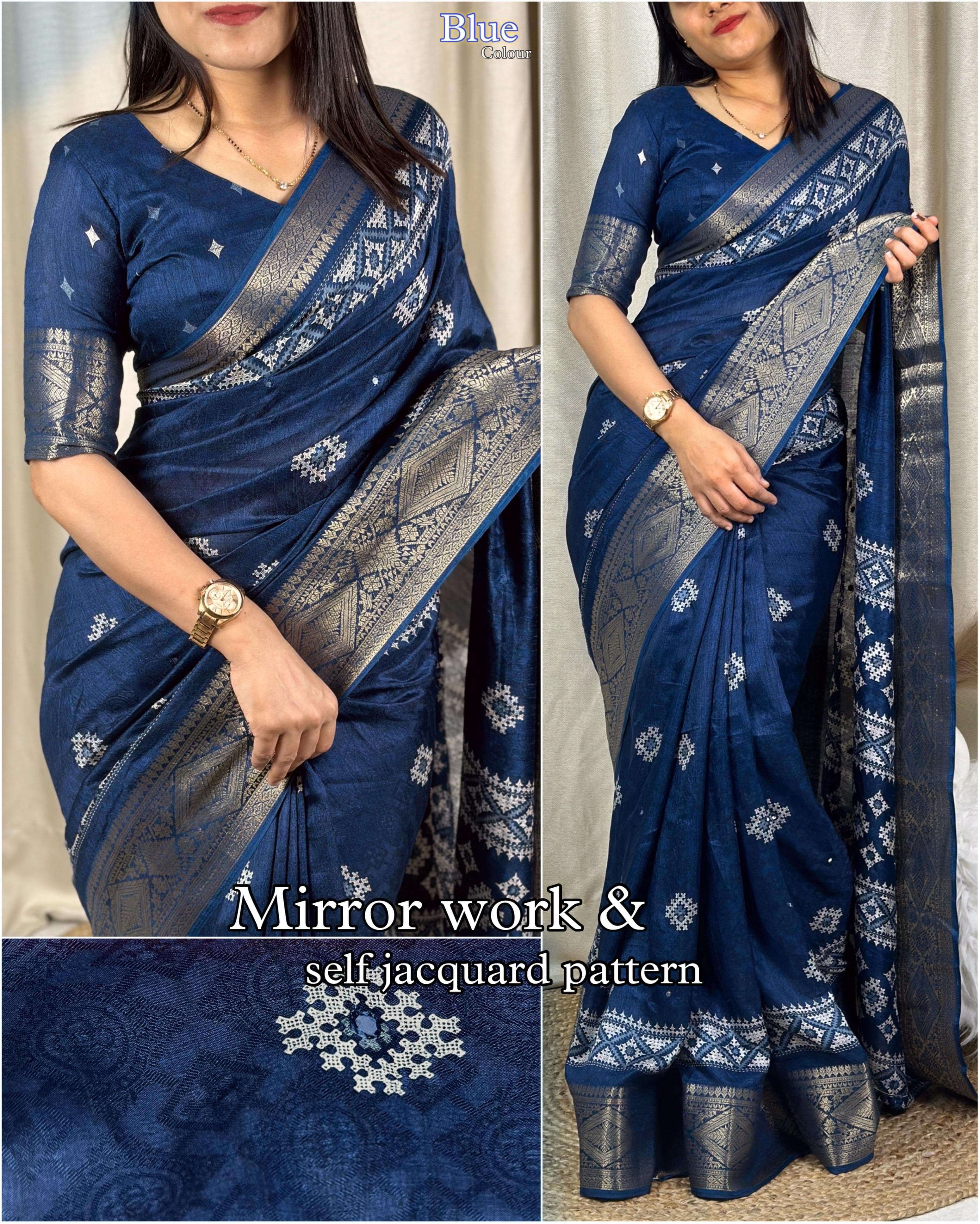 BT-56 kashmiri muslin cotton wholesale saree in surat