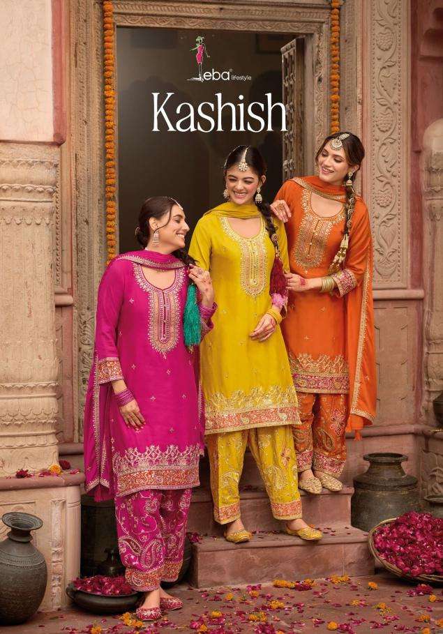 eba kashish series 1816-1818 Chinon wholesale salwar kameez in surat 