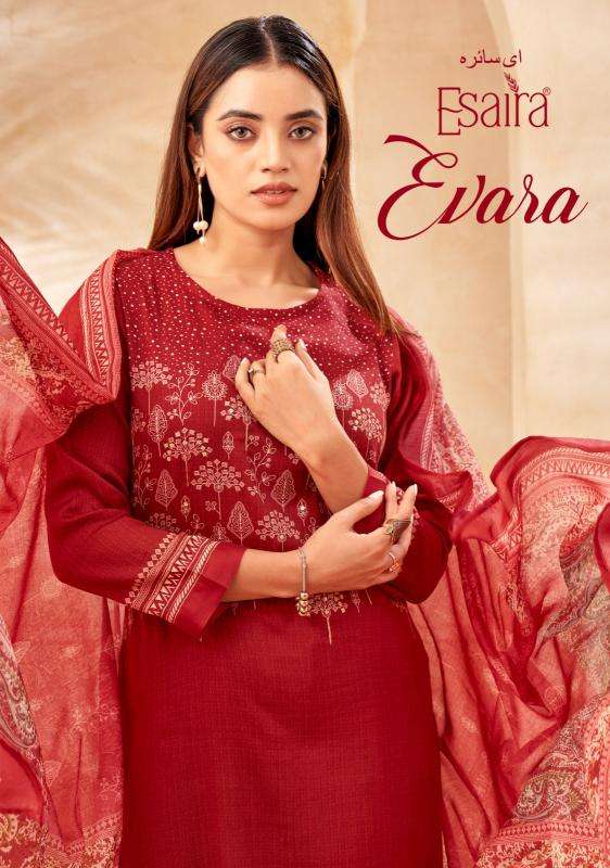 esaira EVARA series 1001-1008 COTTON wholesale salwar kameez in surat 