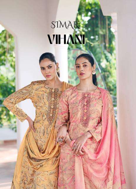 glossy vihani series 13004 lawn cotton wholesale salwar kameez in surat 