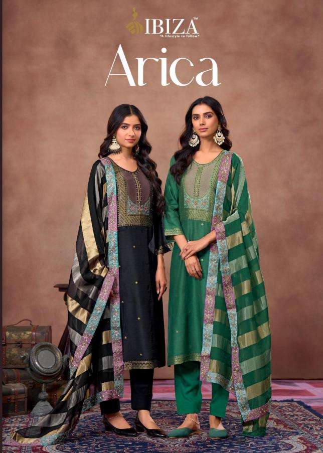 ibiza arica series 1641-1644 silk jacquard wholesale salwar kameez in surat 