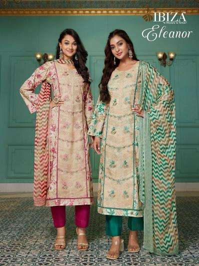 ibiza eleanor series 15752-15755 lawn cotton wholesale salwar kameez in surat 