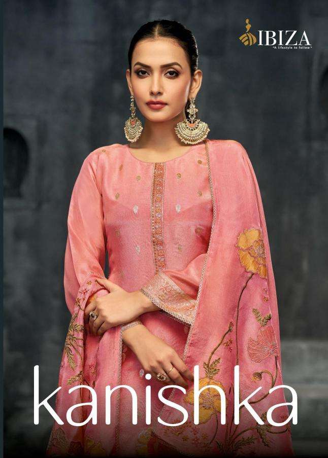 ibiza kanishka series 1457-1460 silk simmar jacquard wholesale salwar kameez in surat 