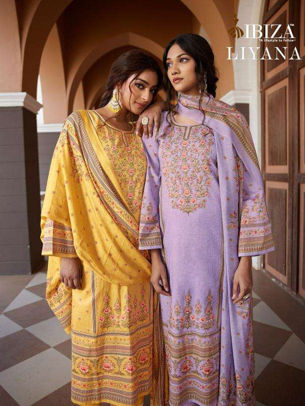 ibiza liyana series 15772-15775 lawn cotton wholesale salwar kameez in surat 