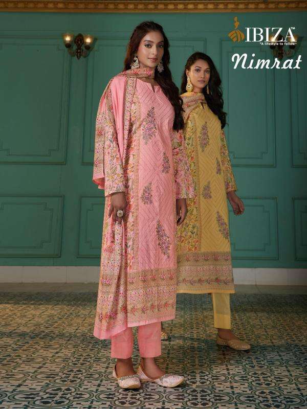 ibiza nimrat series 15788-15791 lawn cotton wholesale salwar kameez in surat 