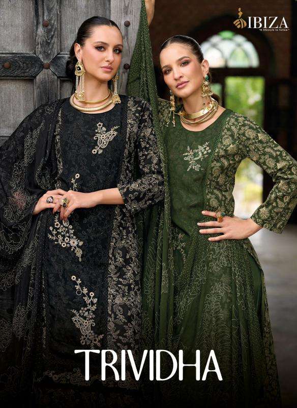 ibiza trividha series 11201-11208 camric cotton wholesale salwar kameez in surat 