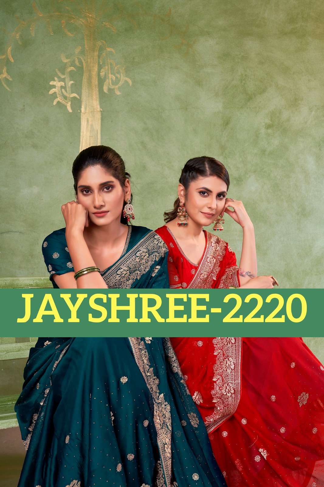 Jayshree Sarees 2220 Series Chiffon wholesale saree in surat 