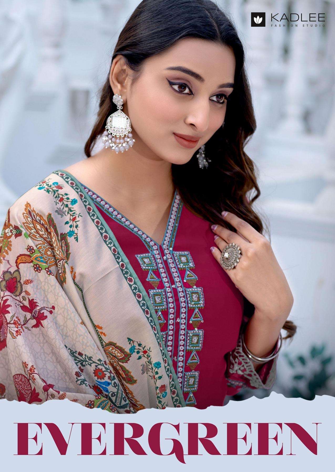 Kadlee evergreen series 1001-1006 viscose silk wholesale suit