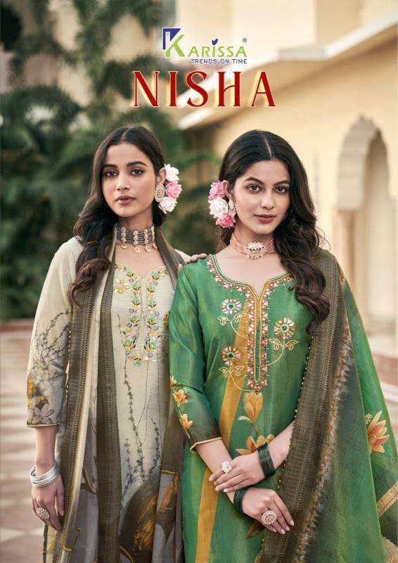 karissa nisha series 1001-1004 viscose simmer wholesale salwar kameez in surat 