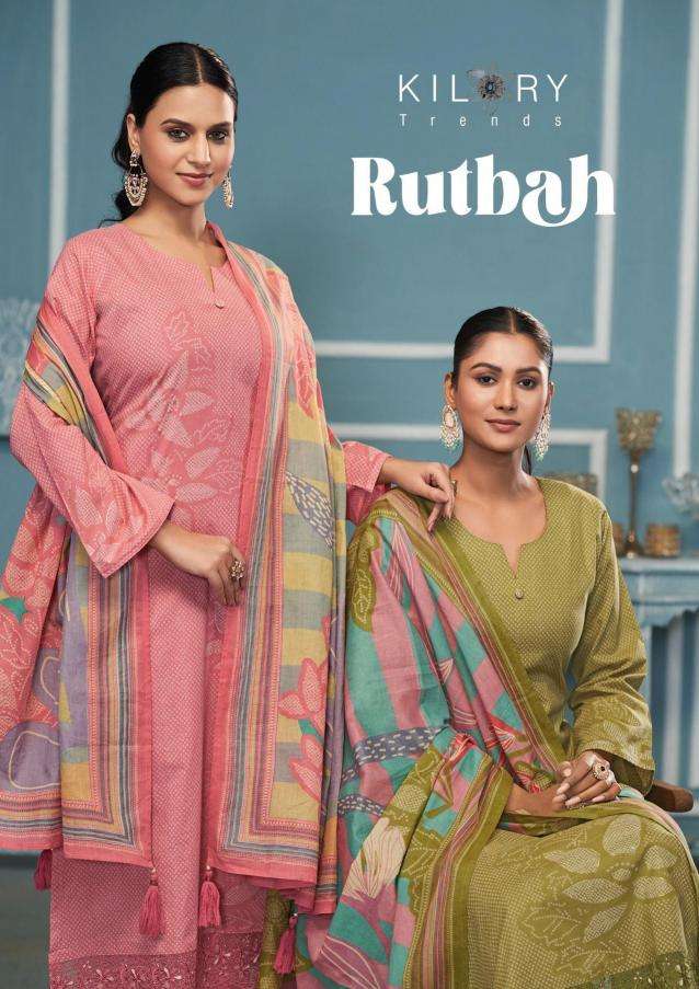 kilory trends rutbah series 1361-1364 lawn cotton wholesale salwar kameez in surat 