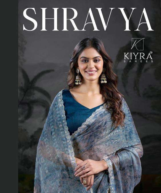 kiyra shravya series 1001-1008 gimichu wholesale saree in surat 