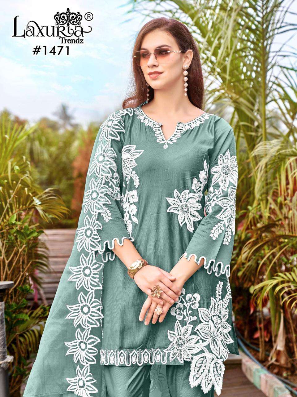 laxuria 1471 Soft Viscolic wholesale salwar kameez in surat 