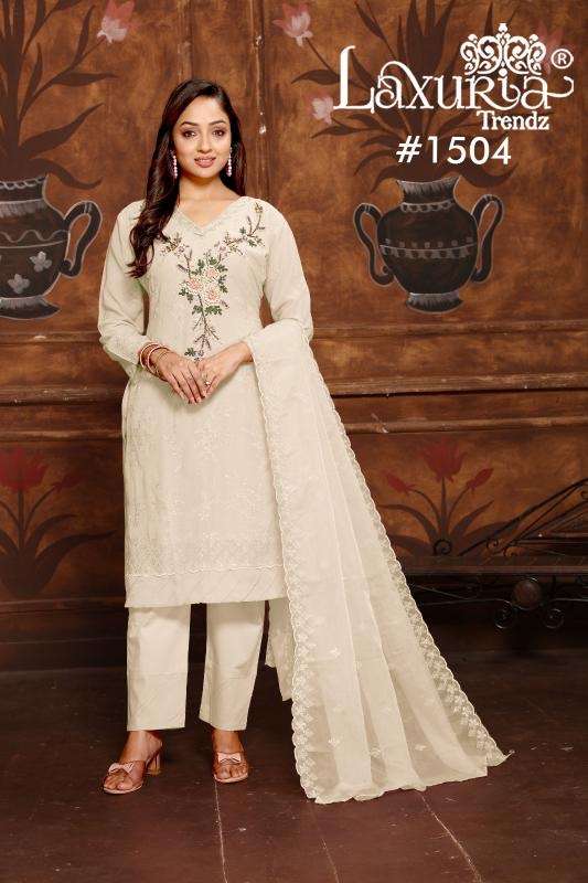 Laxuria trendz 1504 georgette readymade wholesale suit