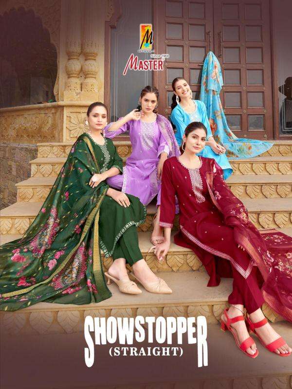 master show stopper series 101-108 Roman Silk wholesale salwar kameez in surat 