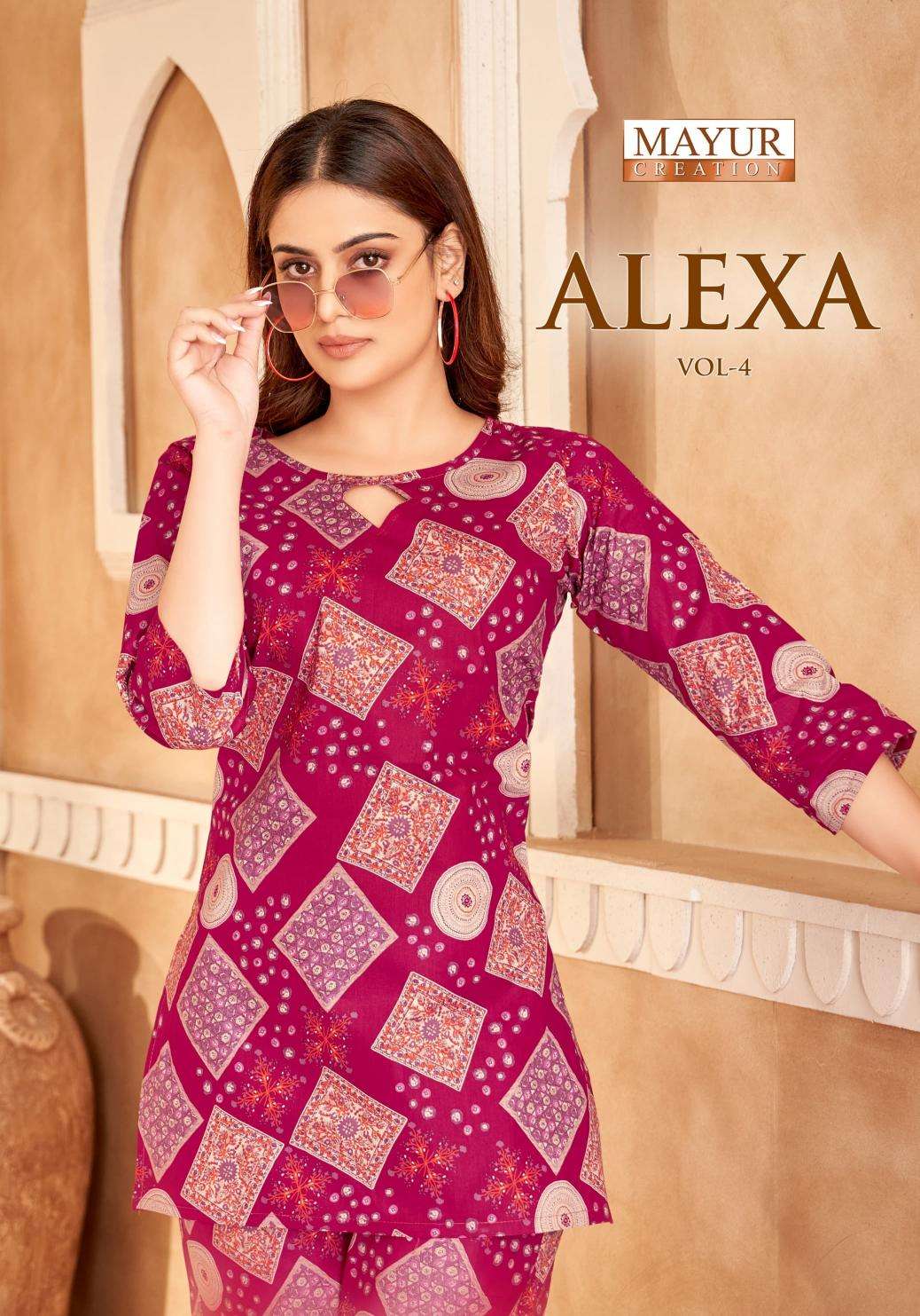 mayur creation alexa vol 4 series 4001-4010 COTTON co-ord sets