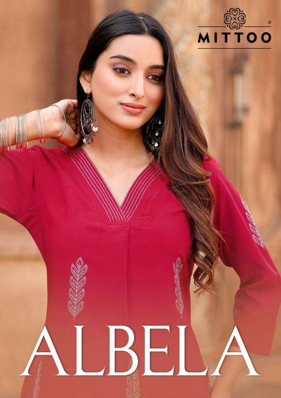 mittoo albella series 4001-4006 Heavy Rayon wholesale kurti in surat 