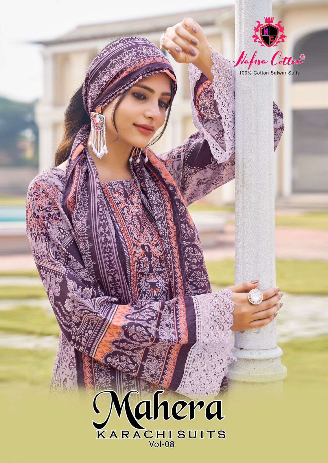 Nafisa Mahera Vol-08 series 8001-8006 Heavy Soft Cotton wholesale salwar kameez in surat 