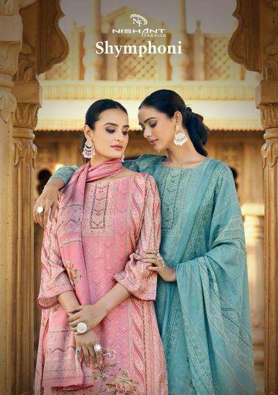 nishant fashion shymphoni viscose simmer muslin wholesale salwar kameez in surat 