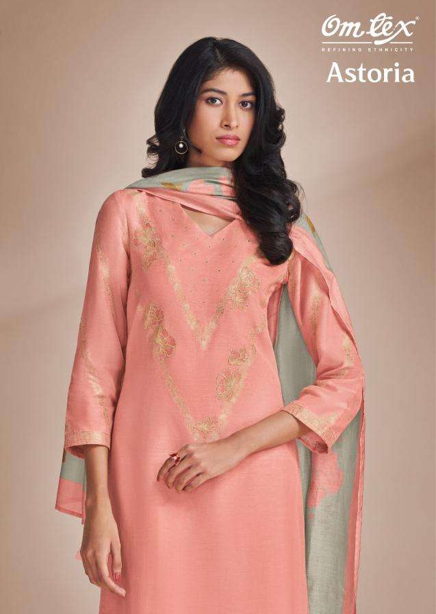 omtex astoria series 6811 linen jacquard wholesale salwar kameez in surat 