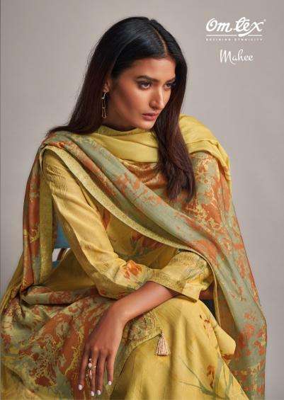 omtex mahee series 6991 linen jacquard wholesale salwar kameez in surat 