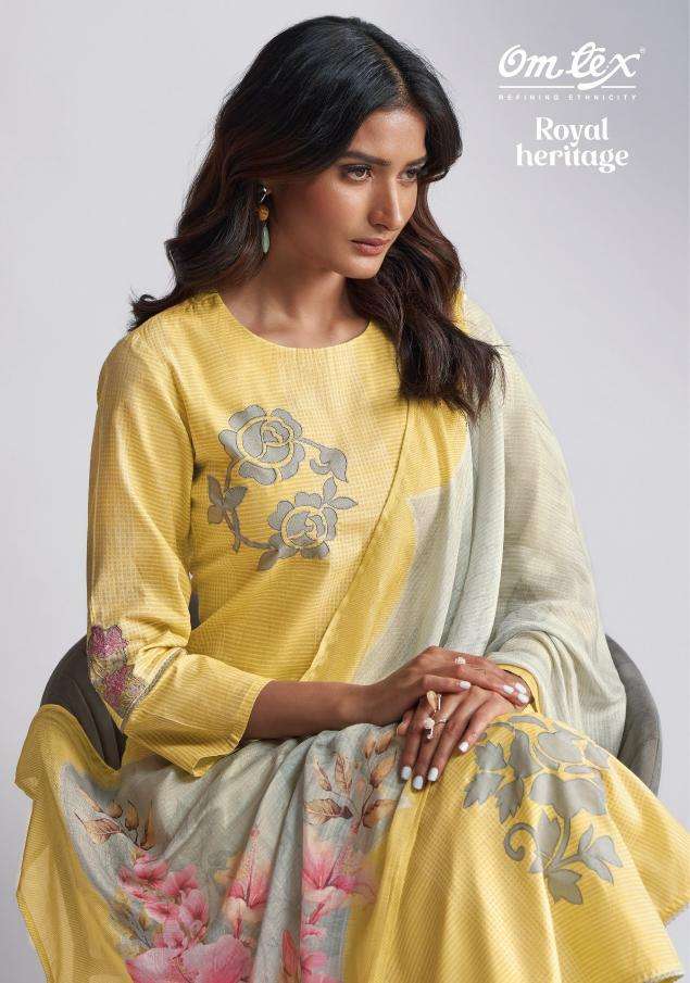 omtex royal heritage series 6971 lawn cotton wholesale salwar kameez in surat 