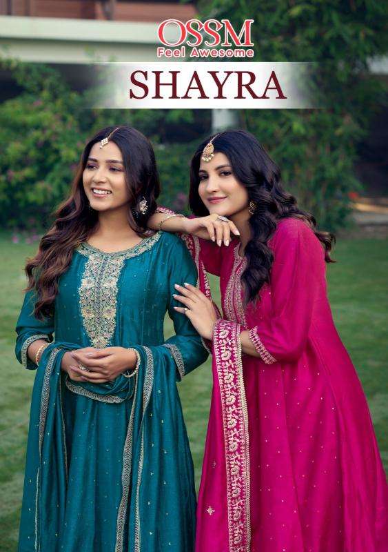 ossm shayra series 1001-1006 Vichitra Silk wholesale salwar kameez in surat 